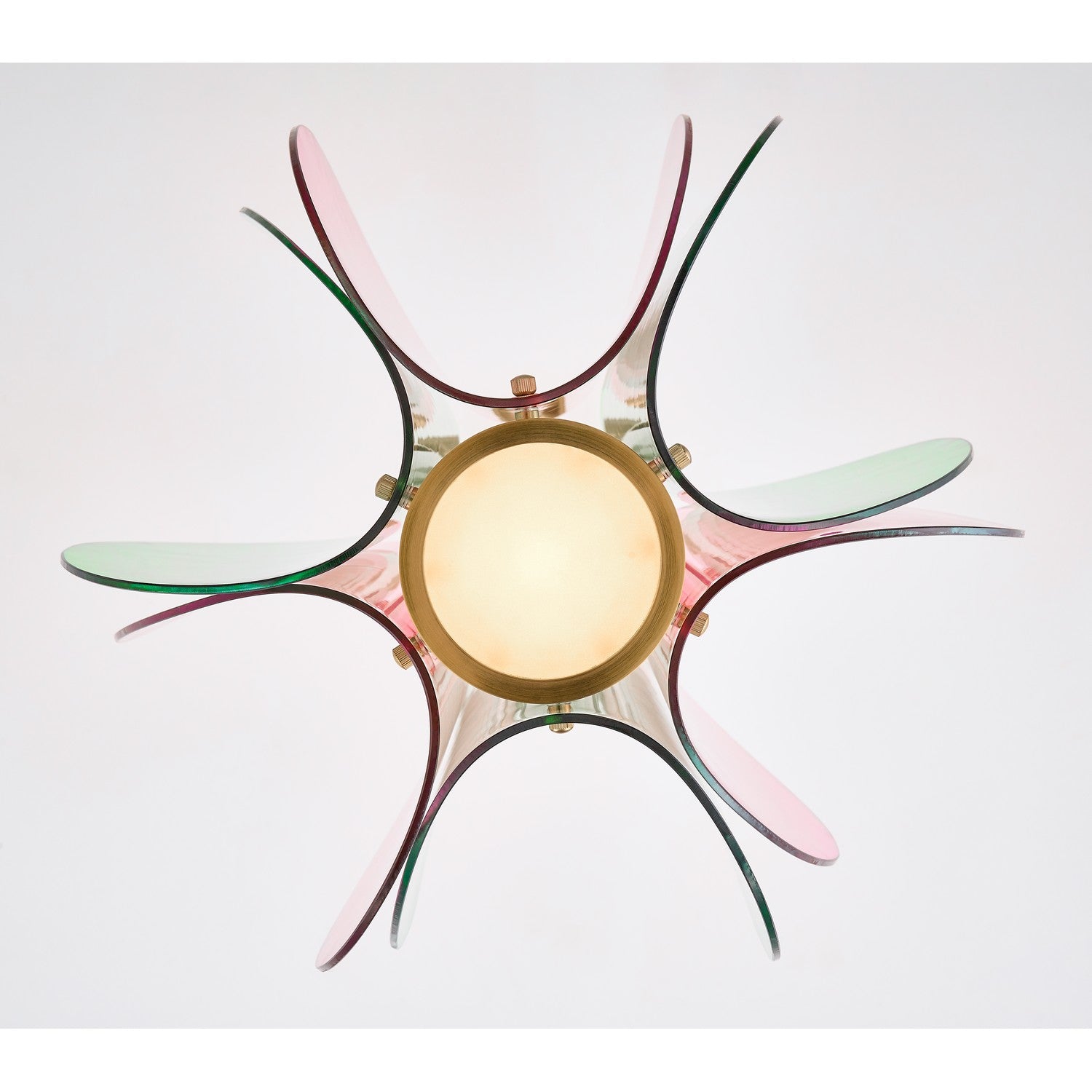 25'' Tulipa 1 Light Winter Brass Pendant