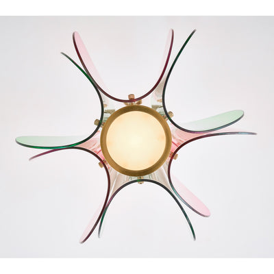 25'' Tulipa 1 Light Winter Brass Pendant