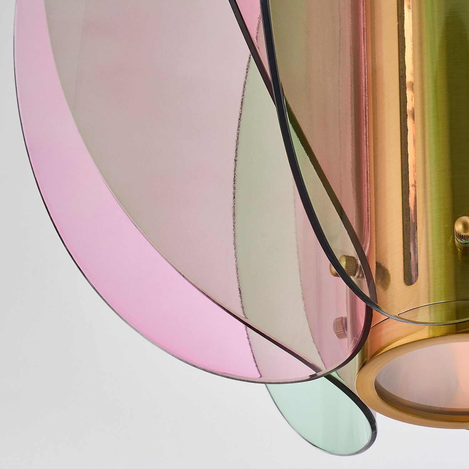25'' Tulipa 1 Light Winter Brass Pendant