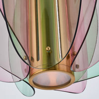 25'' Tulipa 1 Light Winter Brass Pendant