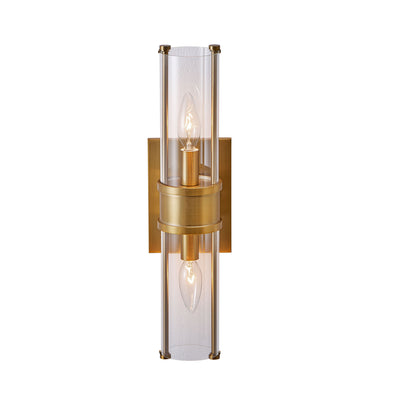 4.5'' Duet 2 Light Vintage Brass Wall Sconce