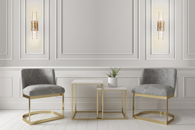 4.5'' Duet 2 Light Vintage Brass Wall Sconce
