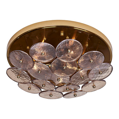 6'' Hortensia 5 Light Polished Winter Brass Flush Mount