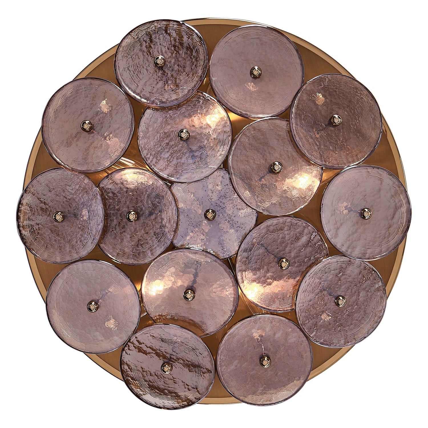 6'' Hortensia 5 Light Polished Winter Brass Flush Mount