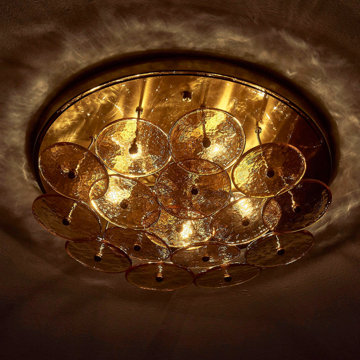 6'' Hortensia 5 Light Polished Winter Brass Flush Mount