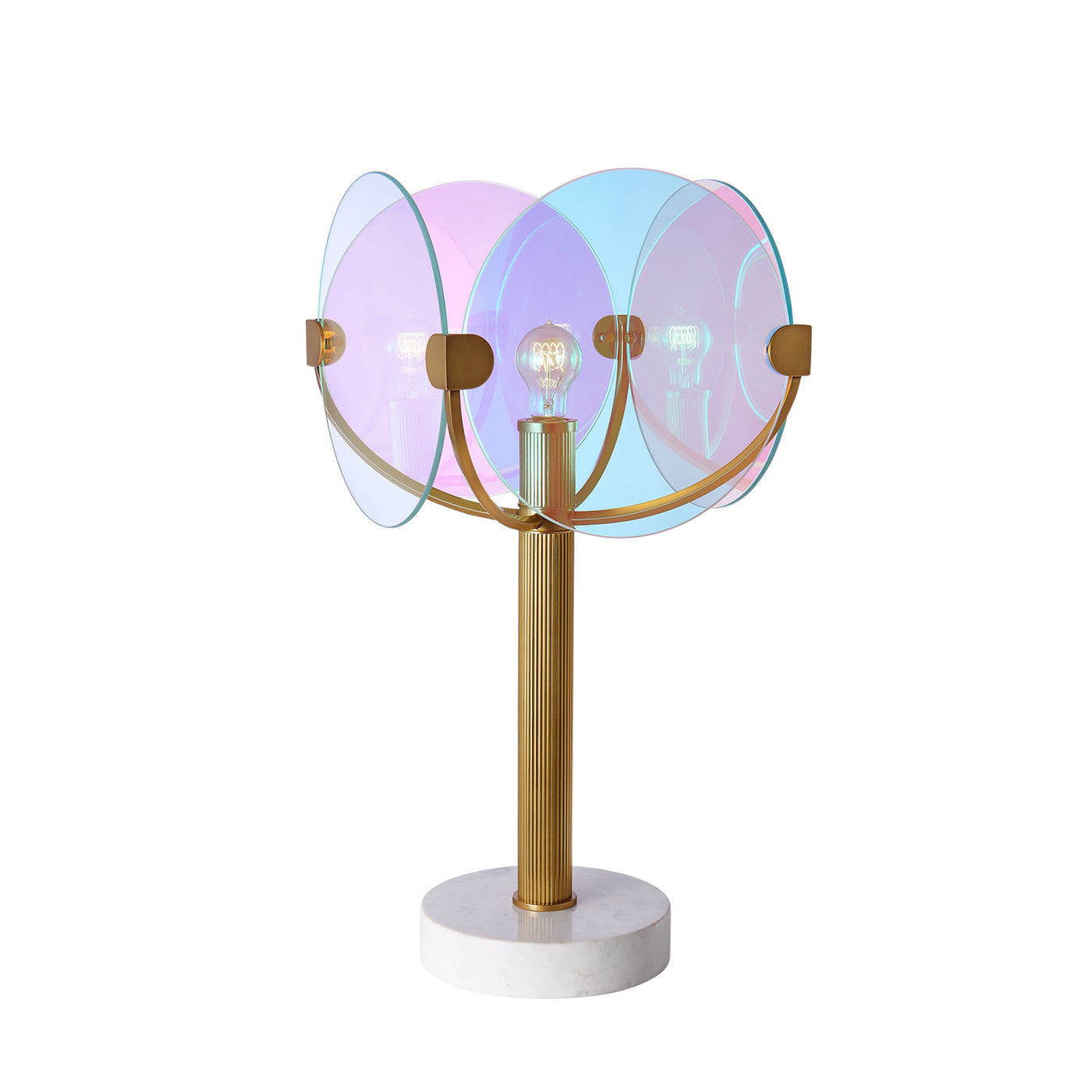 28'' Chroma 1 Light True Brass Table Lamp