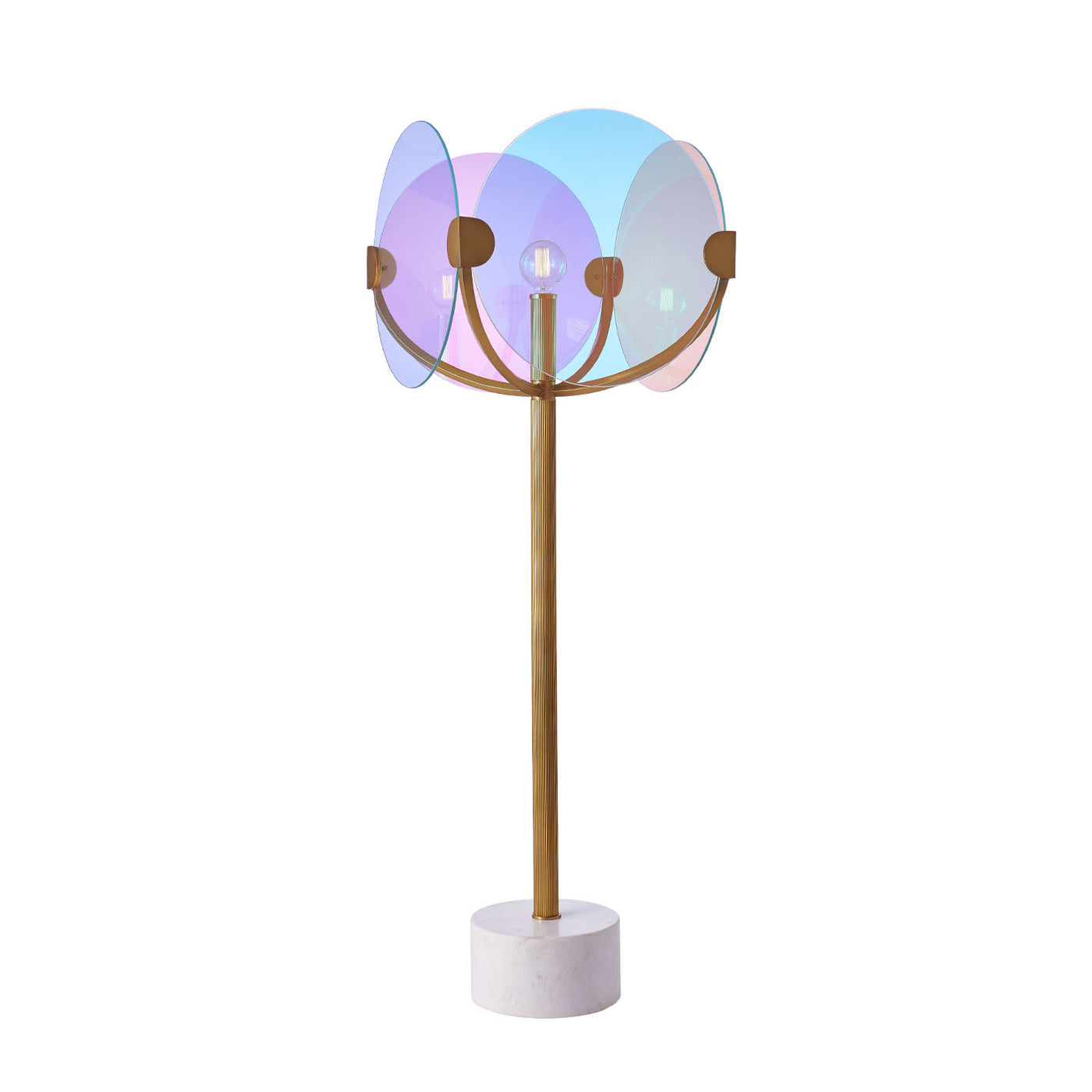 68'' Chroma 1 Light True Brass Floor Lamp