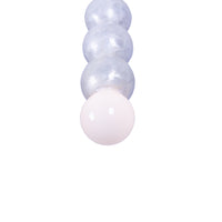 20.5'' Pearls 1 Light Matte Black Pendant