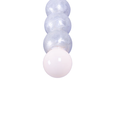 24.5'' Pearls 6 Light Matte Black Linear Pendant