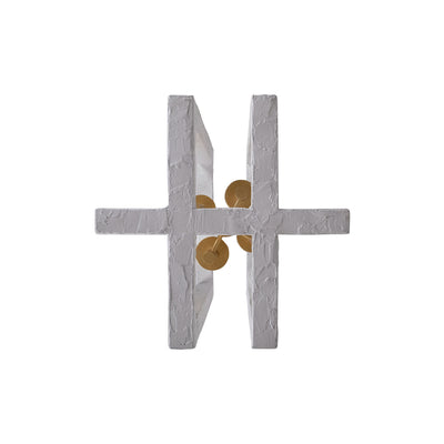 34'' Duo 4 Light Soft Gold/White Pendant