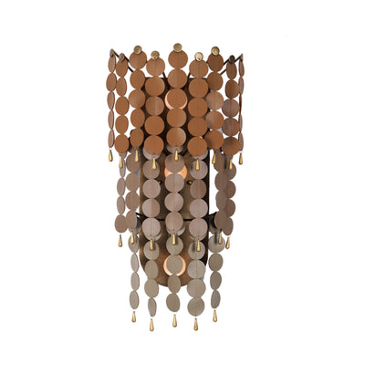 12'' Pelt 3 Light Pearlized Antique Brass Wall Sconce