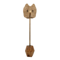 69.5'' Poppy 1 Light Pearlized Antique Brass Floor Lamp