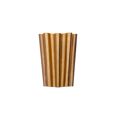 9.5'' Ripple 2 Light Bright Gold Wall Sconce