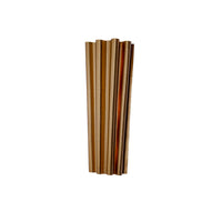 9.5'' Ripple 3 Light Bright Gold Wall Sconce
