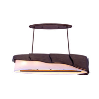 10.5'' Midway 6 Light Brushed Gold Linear Pendant
