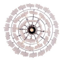 28'' Gisel 10 Light Polished Chrome Tiered Chandelier