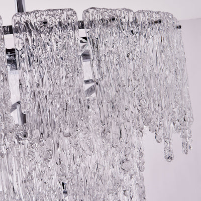 28'' Gisel 10 Light Polished Chrome Tiered Chandelier