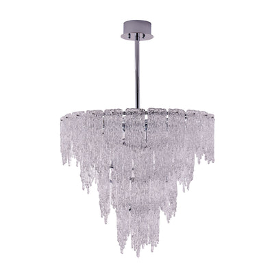 36'' Gisel 19 Light Polished Chrome Tiered Chandelier