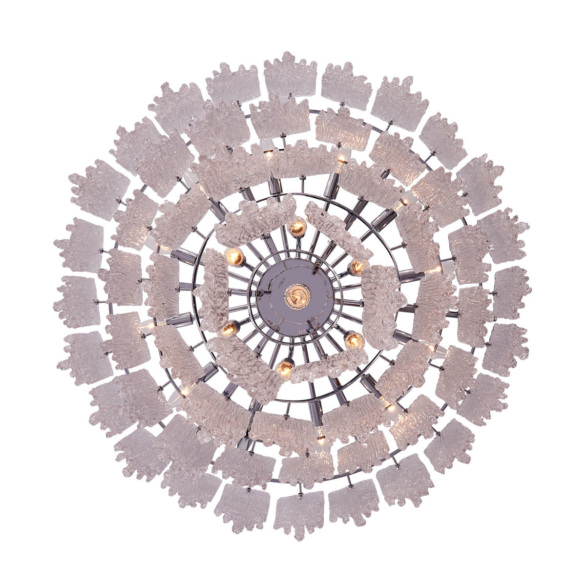 36'' Gisel 19 Light Polished Chrome Tiered Chandelier