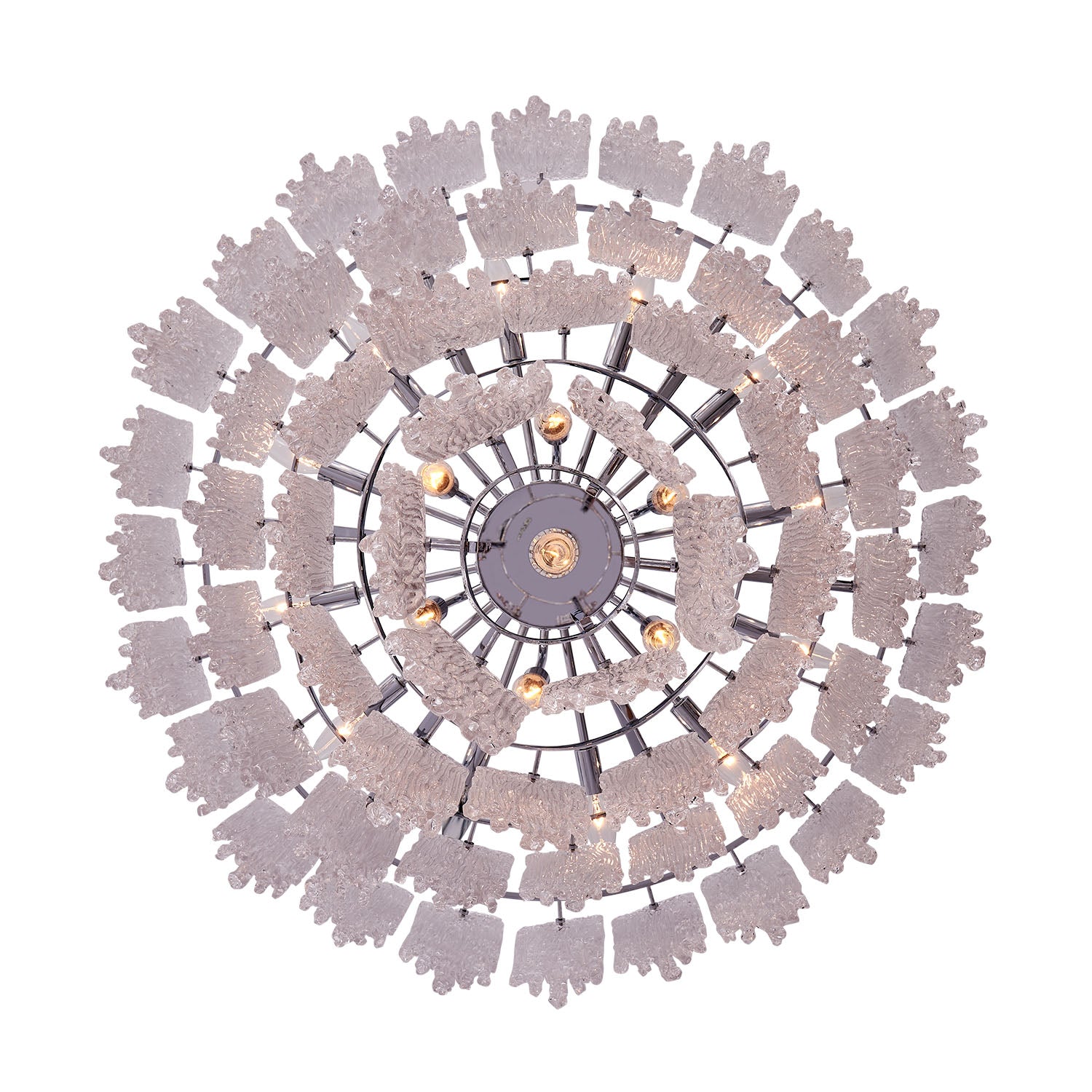 36'' Gisel 19 Light Polished Chrome Tiered Chandelier