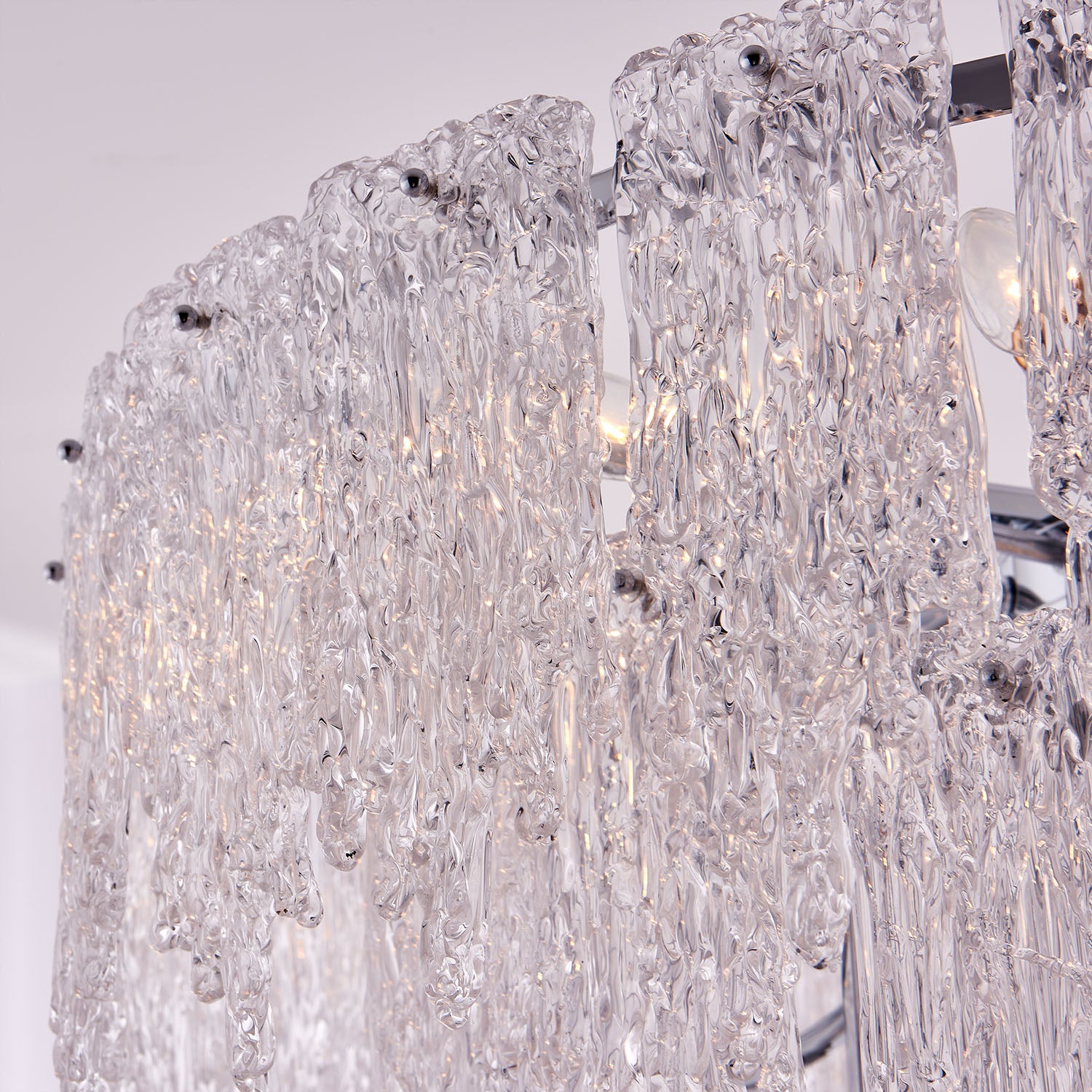 36'' Gisel 19 Light Polished Chrome Tiered Chandelier