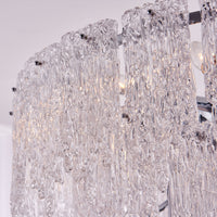 36'' Gisel 19 Light Polished Chrome Tiered Chandelier