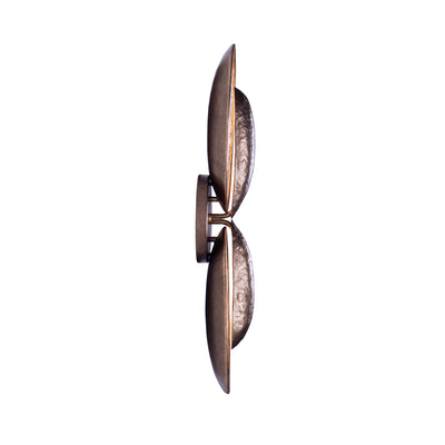 8'' Spat 2 Light Pearlized Antique Brass Wall Sconce