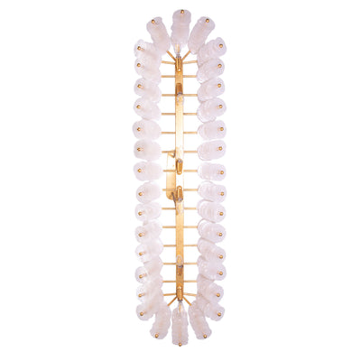20'' Gossamer 12 Light Oxidized Gold Leaf Linear Pendant