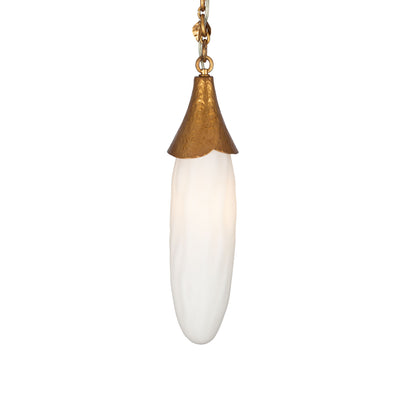 16'' Bougainvillea 1 Light Warm Gold Pendant