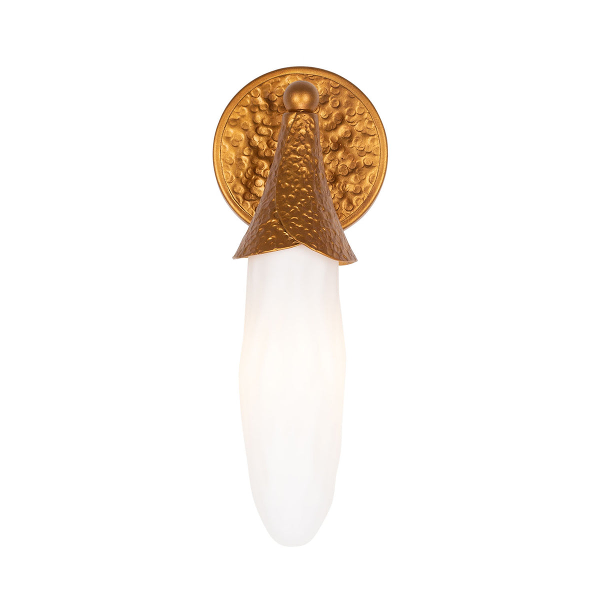 5'' Bougainvillea 1 Light Warm Gold Wall Sconce
