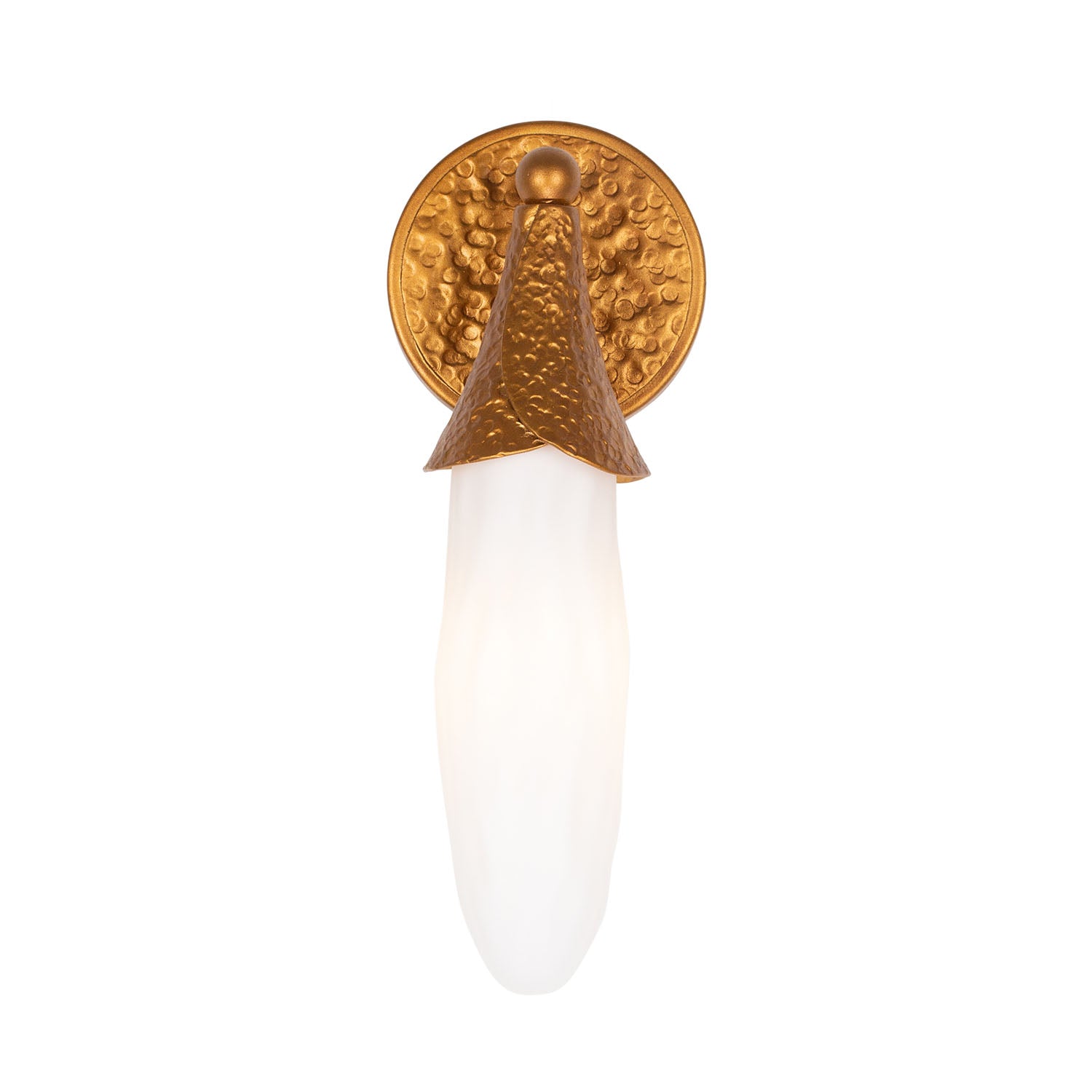 5'' Bougainvillea 1 Light Warm Gold Wall Sconce