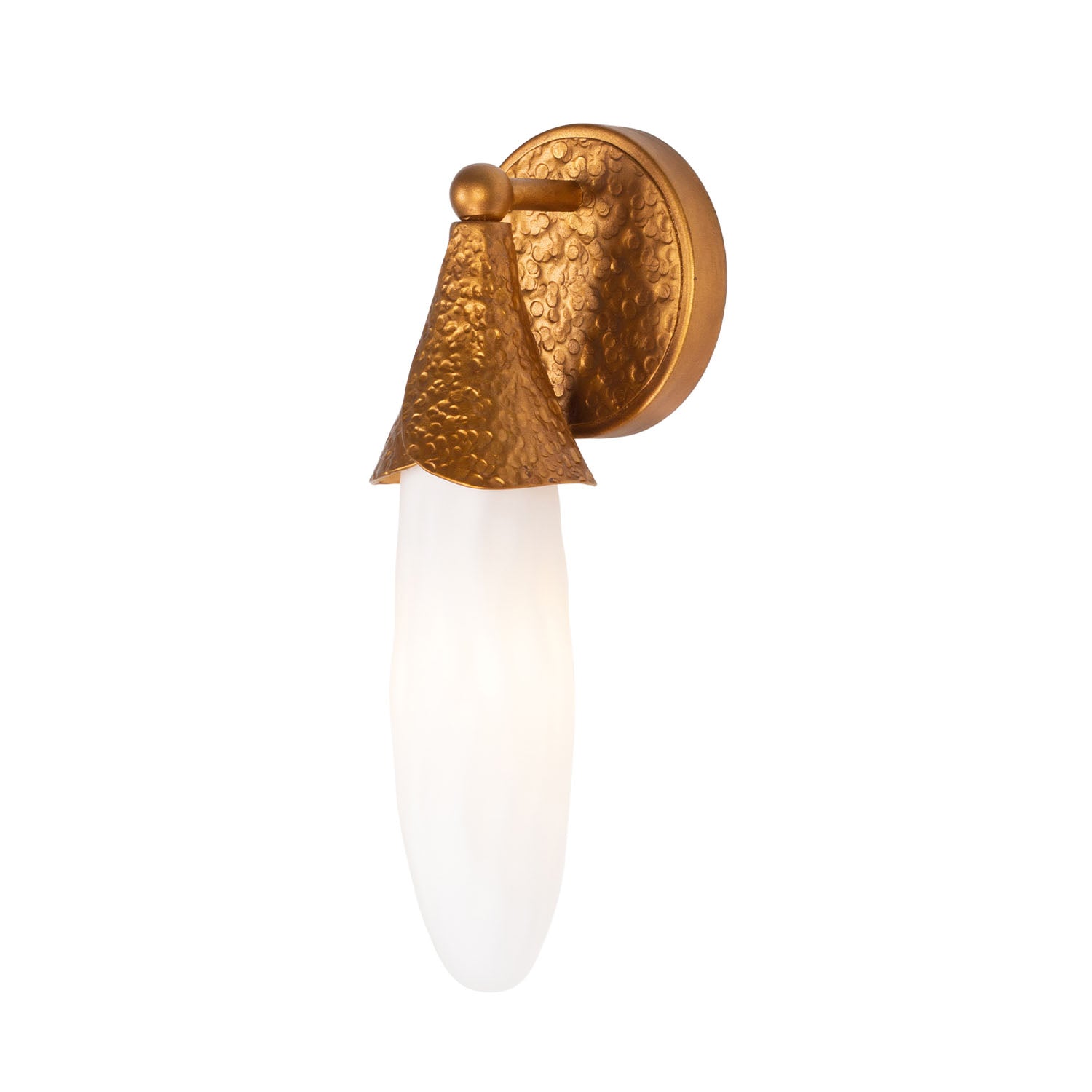 5'' Bougainvillea 1 Light Warm Gold Wall Sconce
