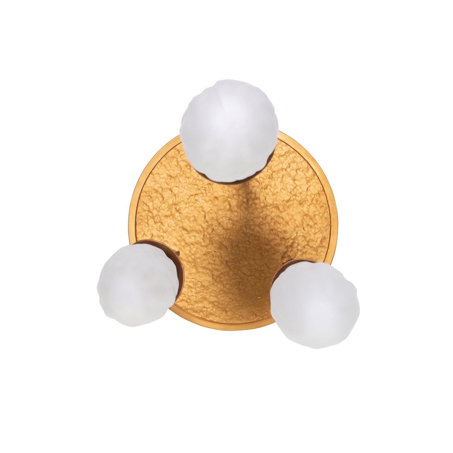 16'' Bougainvillea 3 Light Warm Gold Multi-Pendant
