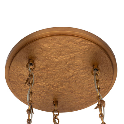 16'' Bougainvillea 3 Light Warm Gold Multi-Pendant