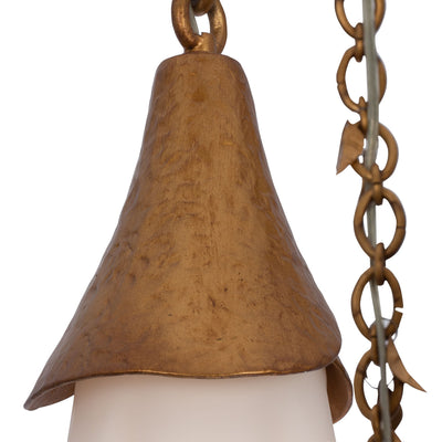 16'' Bougainvillea 3 Light Warm Gold Multi-Pendant