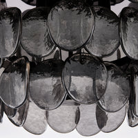 11.5'' Uroko 4 Light Black Nickel Flush Mount
