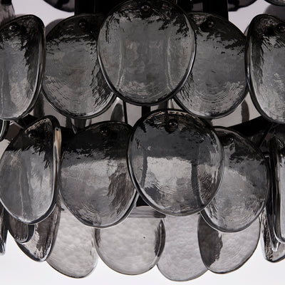 11.5'' Uroko 4 Light Black Nickel Flush Mount