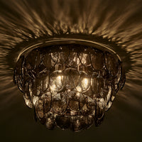 11.5'' Uroko 4 Light Black Nickel Flush Mount