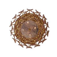 11.5'' Uroko 4 Light Polished Winter Brass Flush Mount