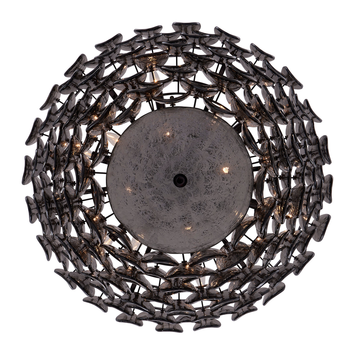 31'' Uroko 14 Light Black Nickel Chandelier