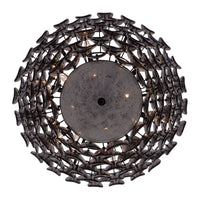 31'' Uroko 14 Light Black Nickel Chandelier