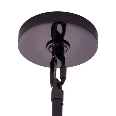 31'' Uroko 14 Light Black Nickel Chandelier