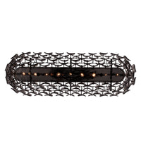 11'' Uroko 9 Light Black Nickel Linear Pendant