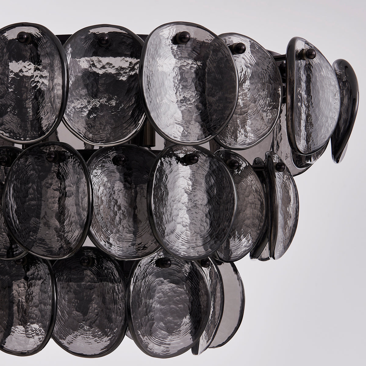 11'' Uroko 9 Light Black Nickel Linear Pendant