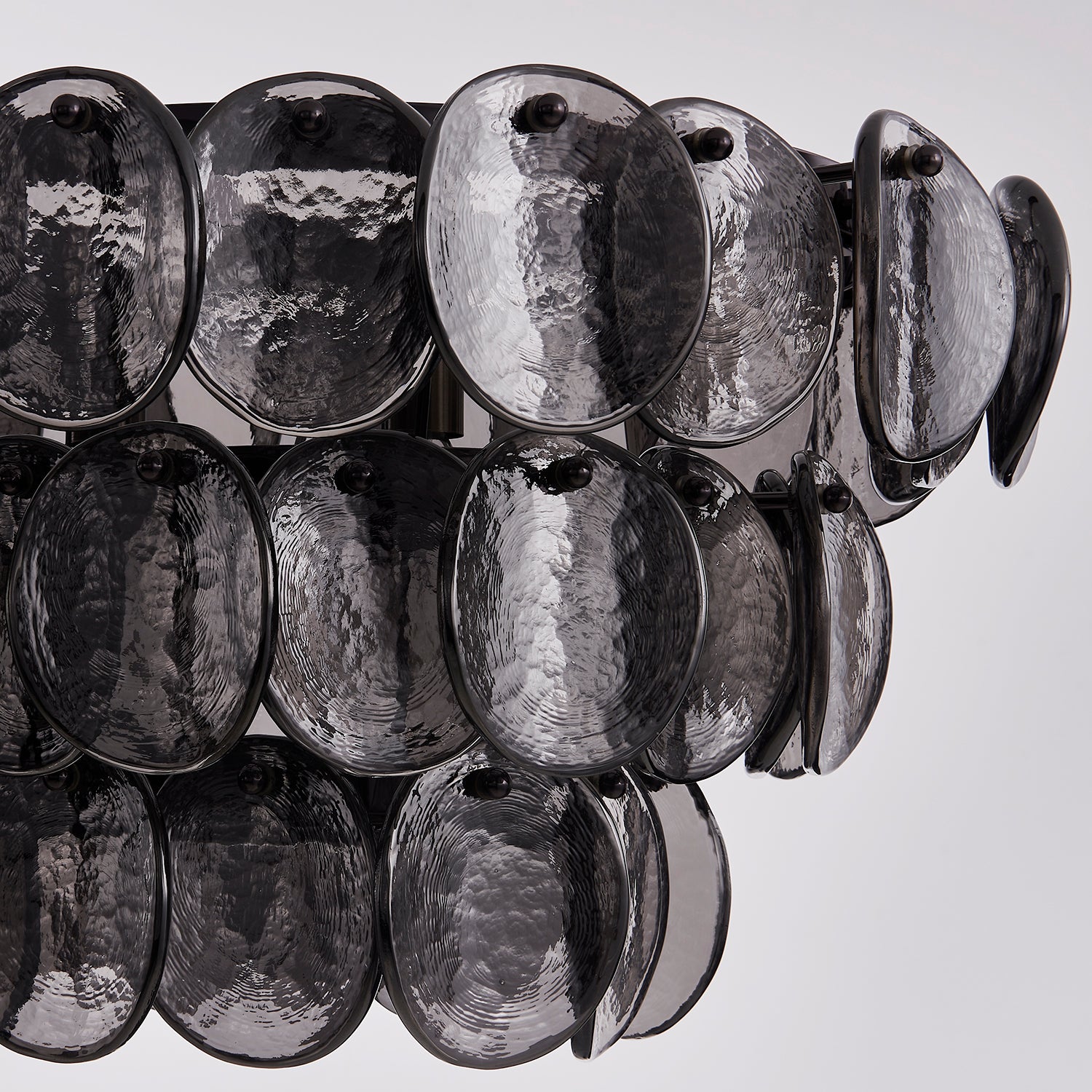 11'' Uroko 9 Light Black Nickel Linear Pendant