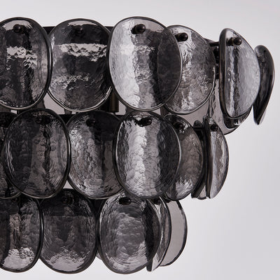 11'' Uroko 9 Light Black Nickel Linear Pendant