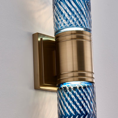 4.5'' Kiriko 2 Light Winter Brass Wall Sconce