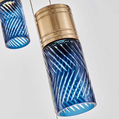 8.5'' Kiriko 12 Light Winter Brass Chandelier