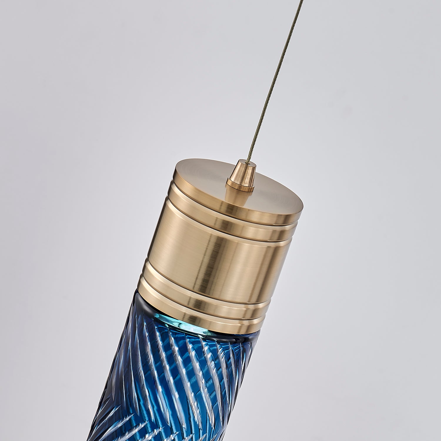 8.5'' Kiriko 6 Light Winter Brass Linear Pendant