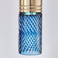 8.5'' Kiriko 6 Light Winter Brass Linear Pendant
